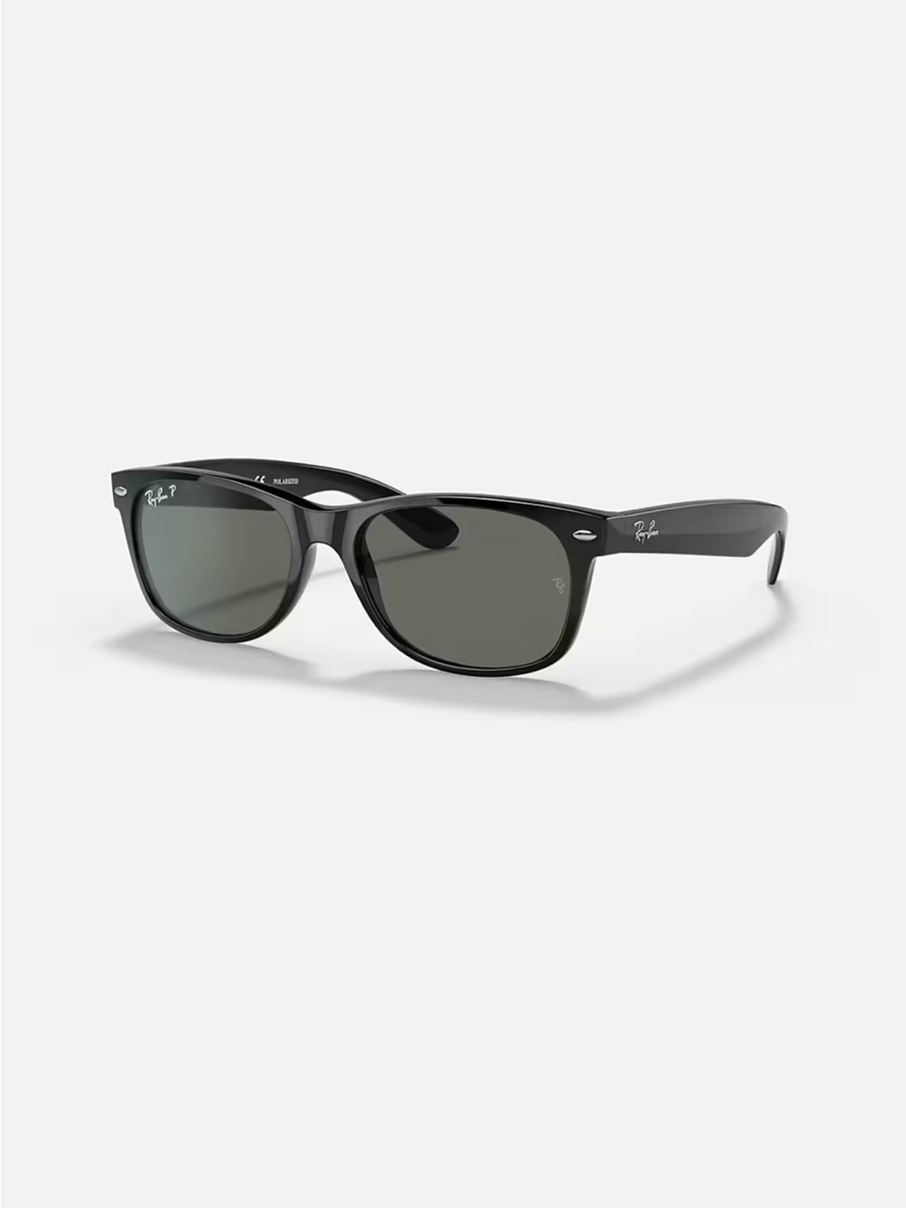 Ray-Ban New Wayfarer Classic G-15 Green Polarized Sunglasses (RB2132F)